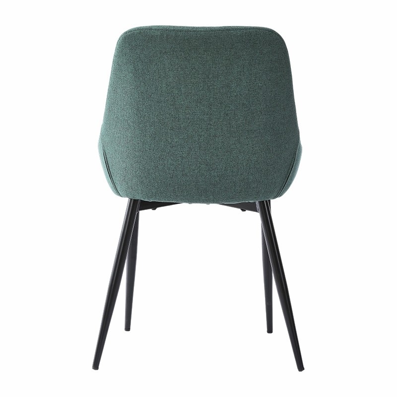 basketweave fabric dining chair